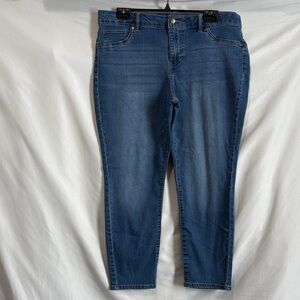 d. jeans Women's Ankle Cropped Blue Jeans XL92